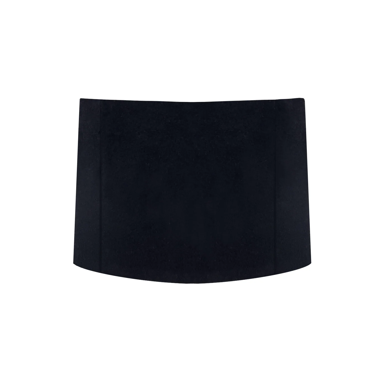 Black Wool Skirt