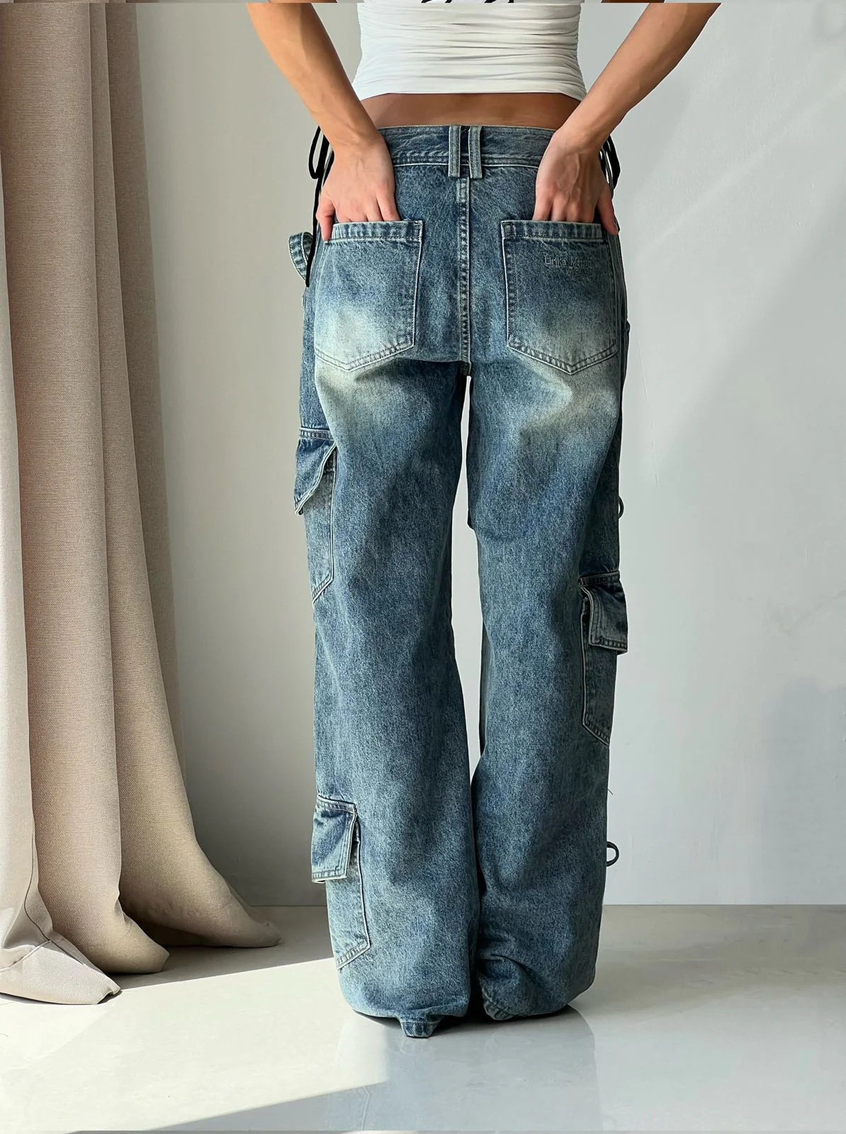 Blue Bow Jeans - Image 3