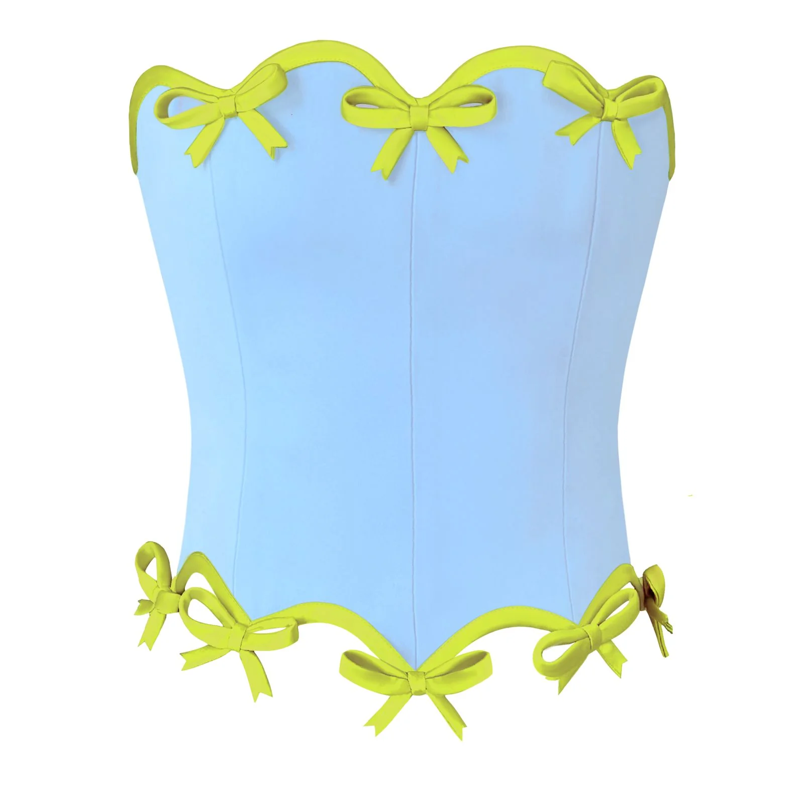 Blue Chibi Corset