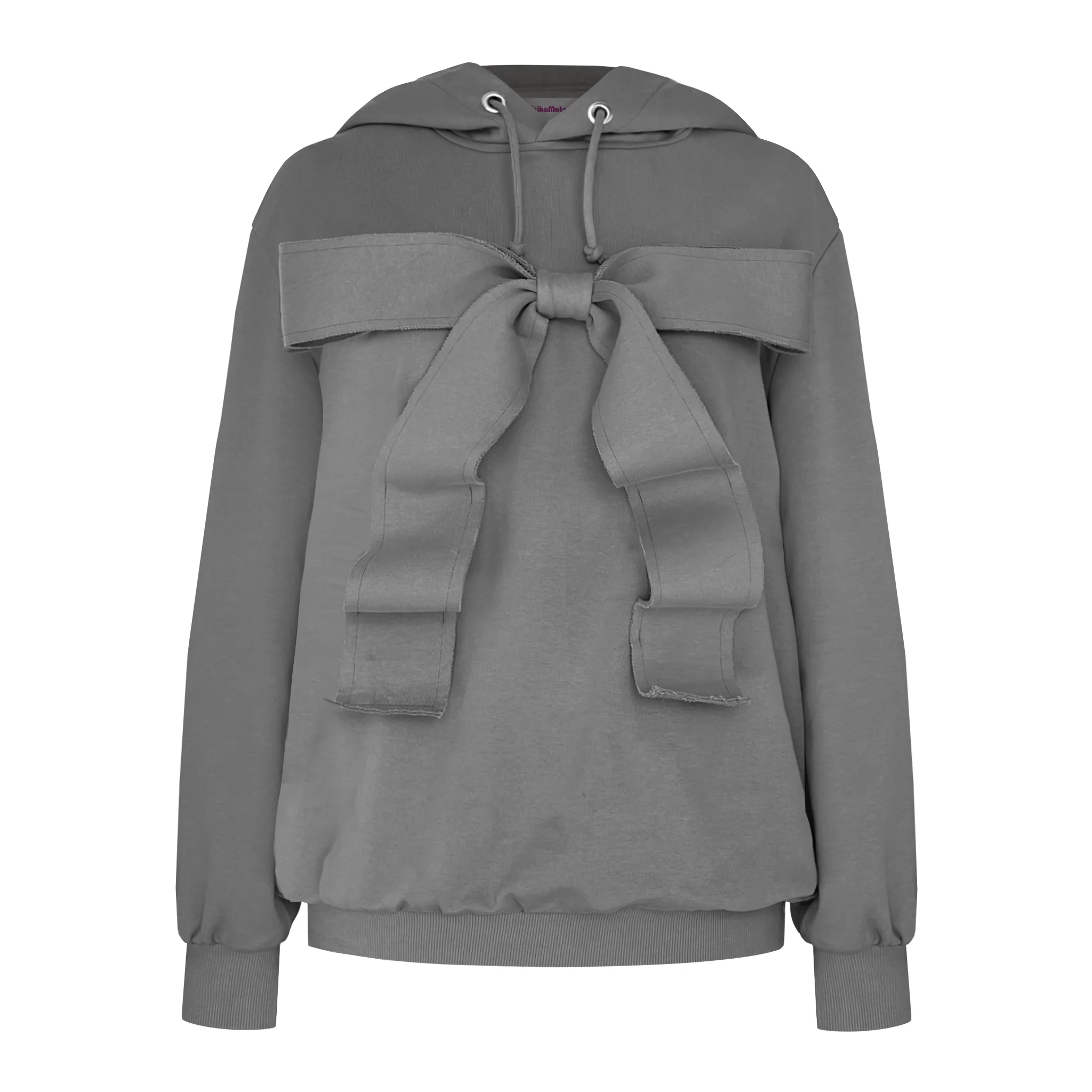 Bow Grey Sweatshirt