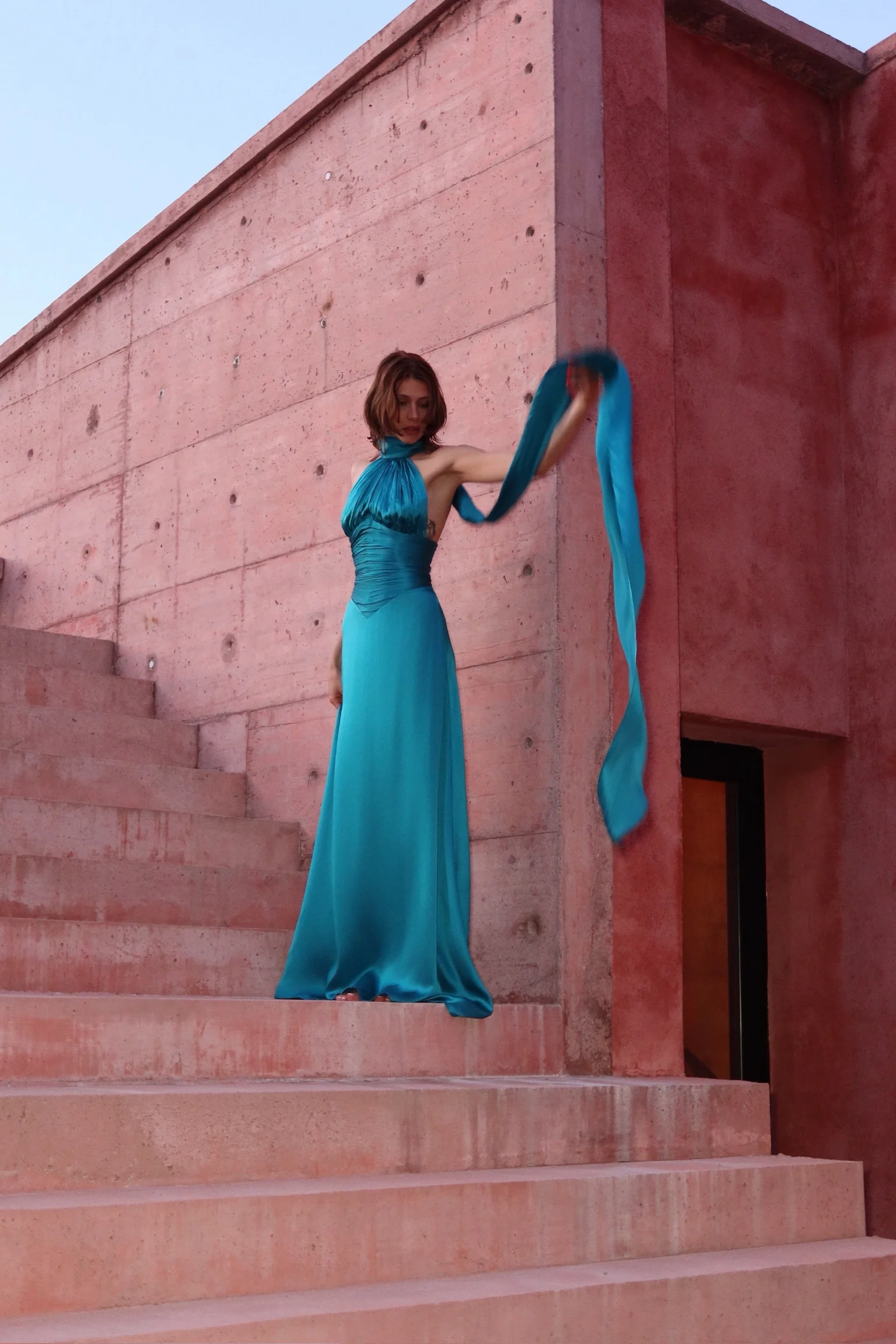 Cairo Teal Dress - Image 2