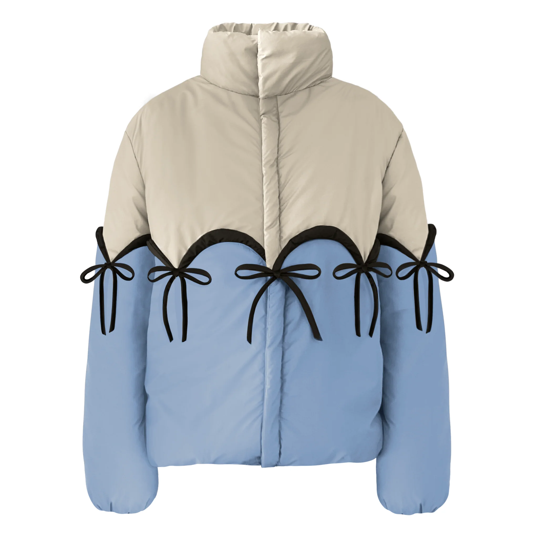 Chibi Blue Puffer Jacket