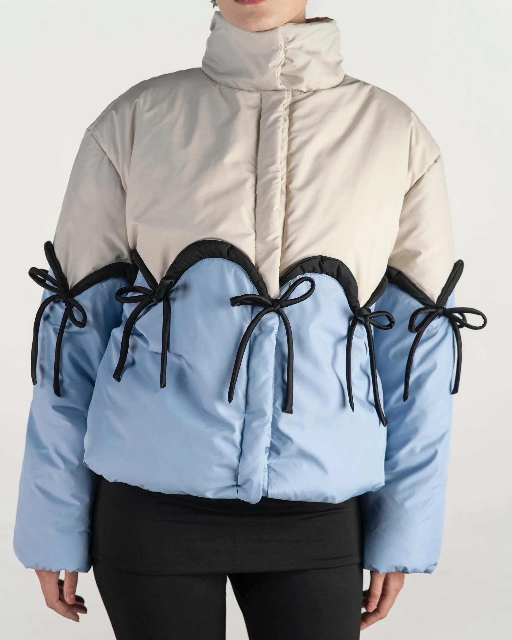 Chibi Blue Puffer Jacket - Image 3