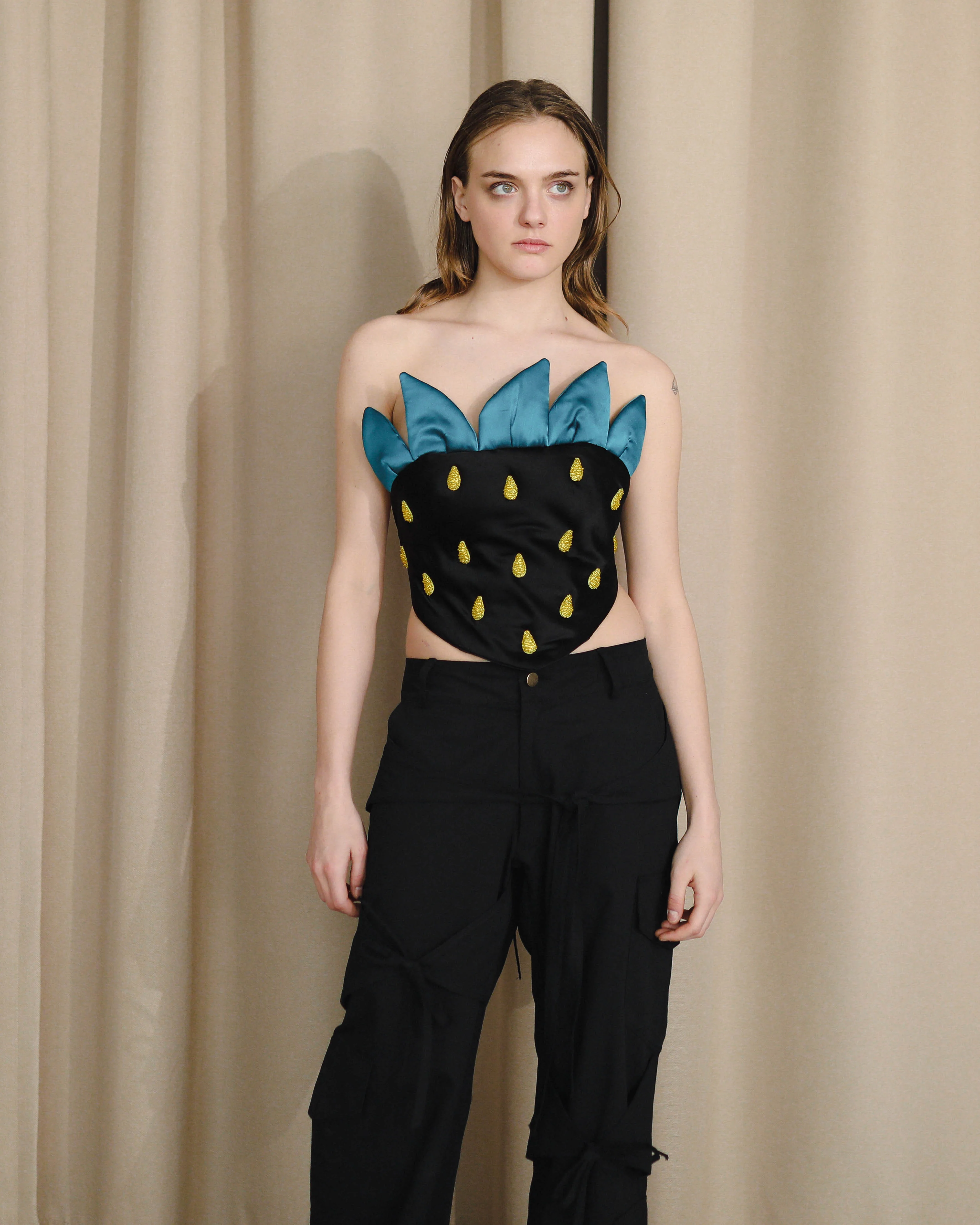 Dark Berry Silk Top - Image 2