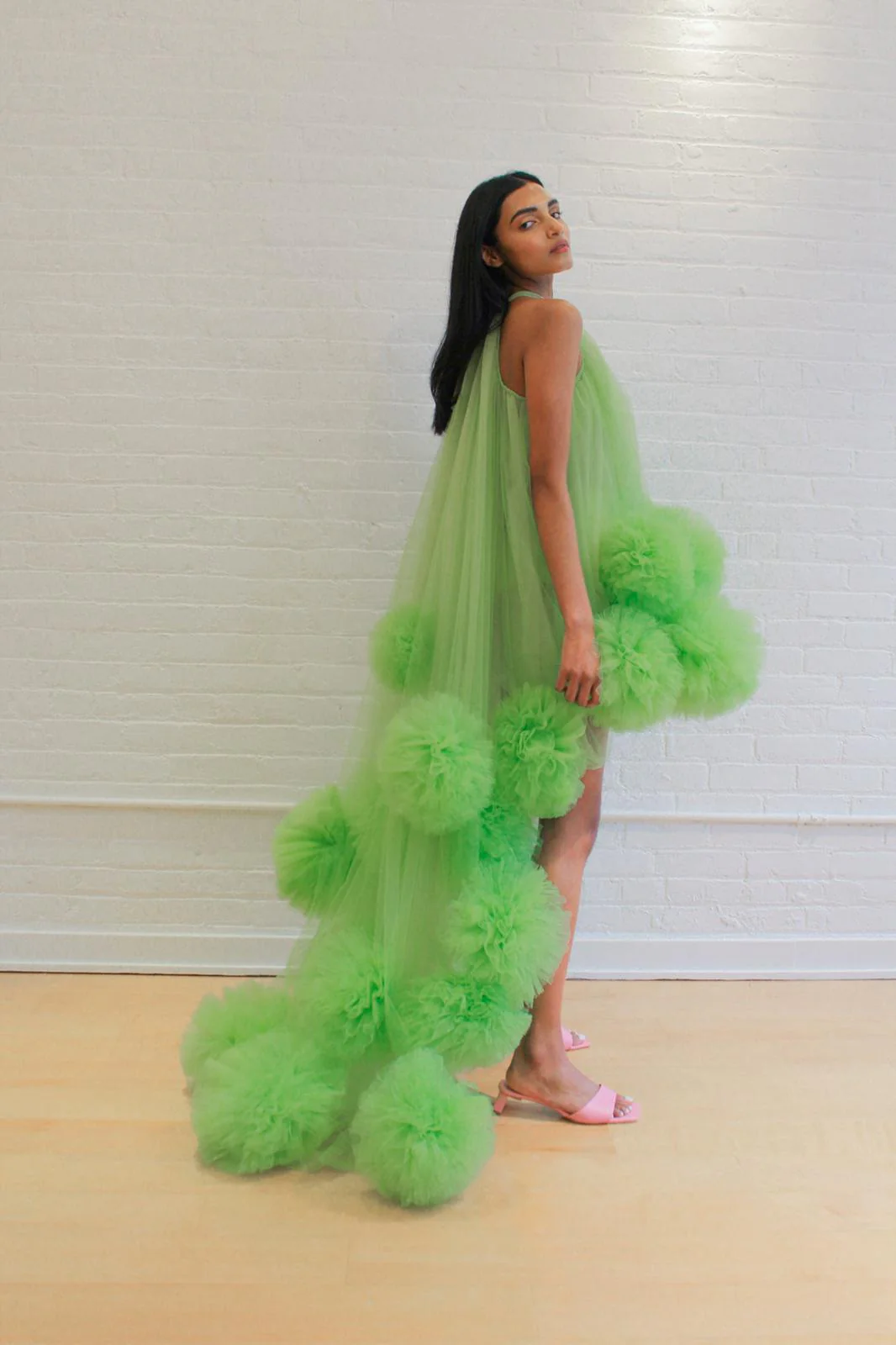 Grass Green Dress - Image 3