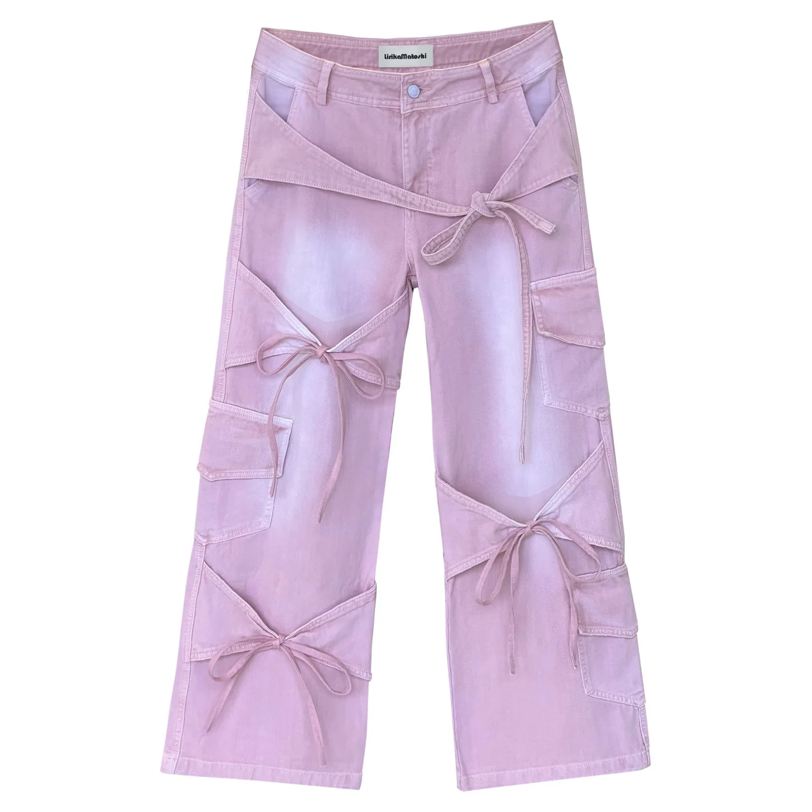 Pink Bow Jeans