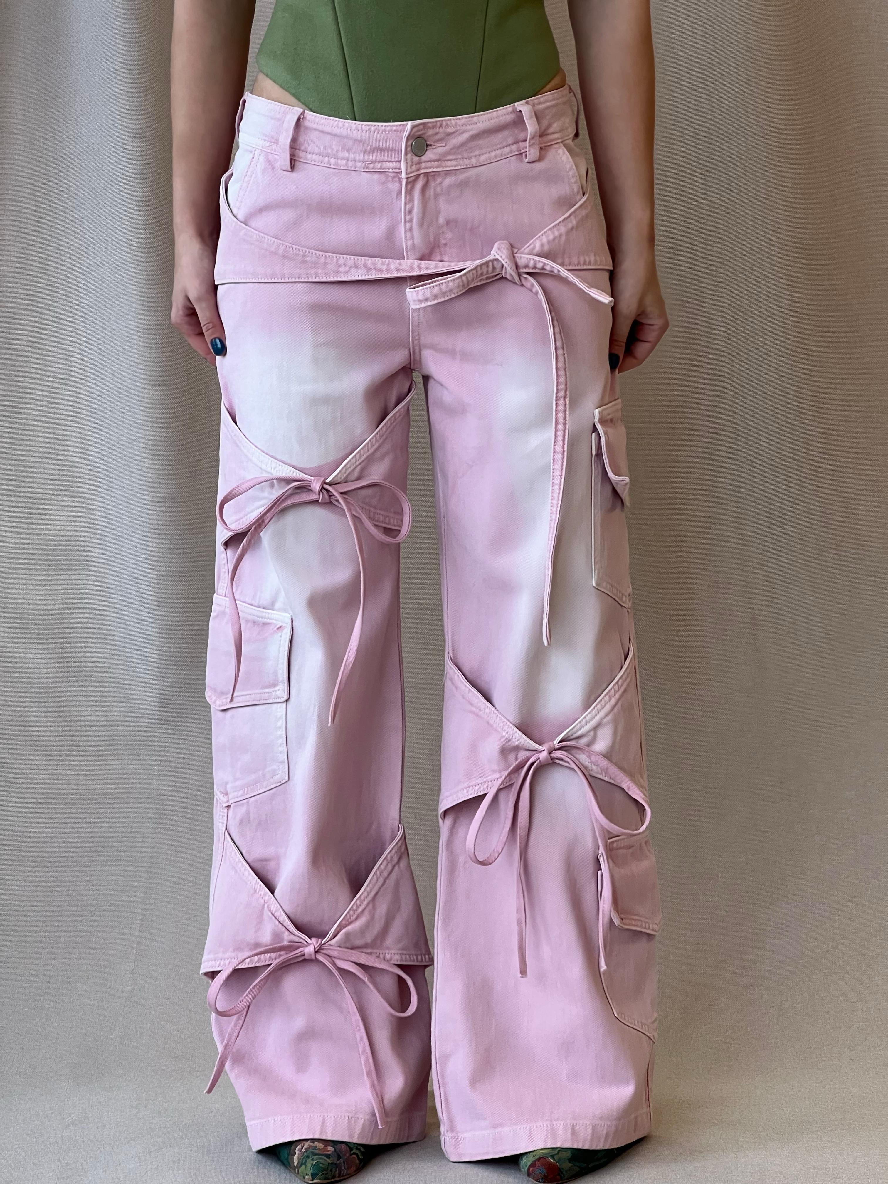 Pink Bow Jeans - Image 2