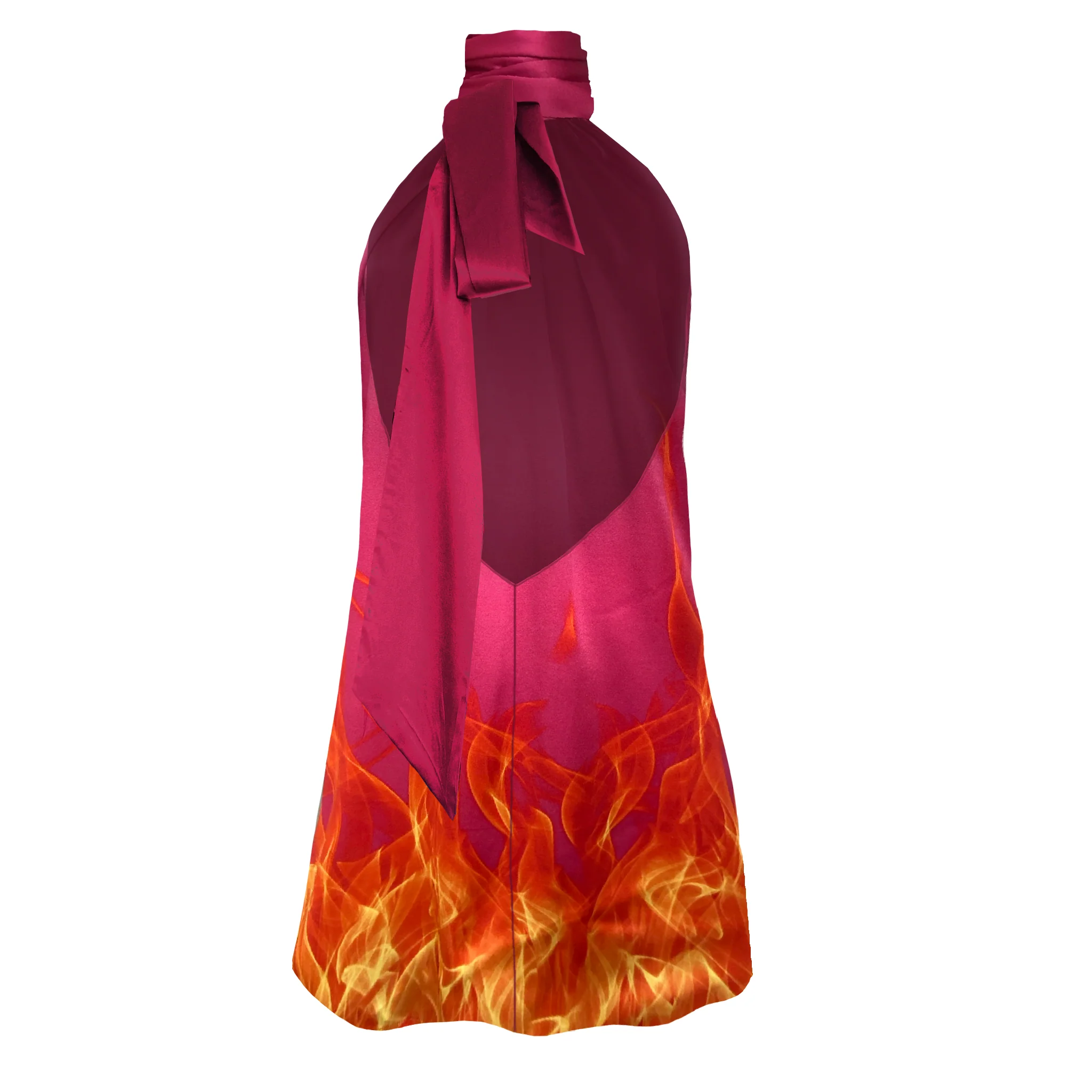Pink Flames Mini Dress - Image 2