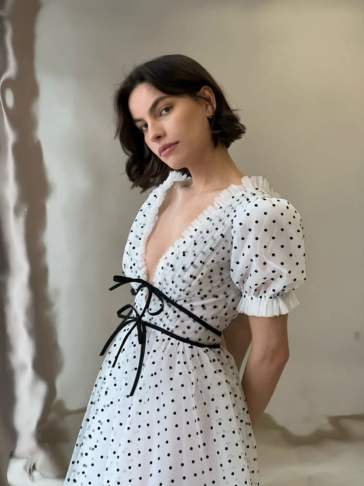 Polka Dots Midi Dress - Image 3