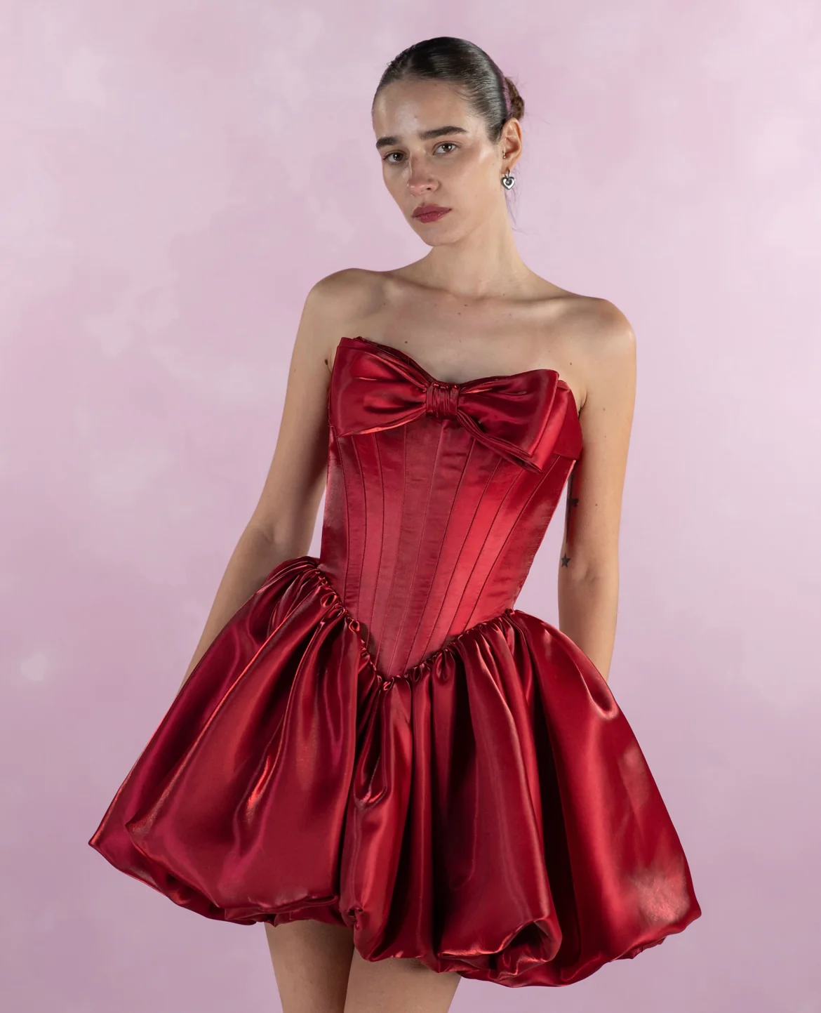 Red Moon Mini Dress - Image 2