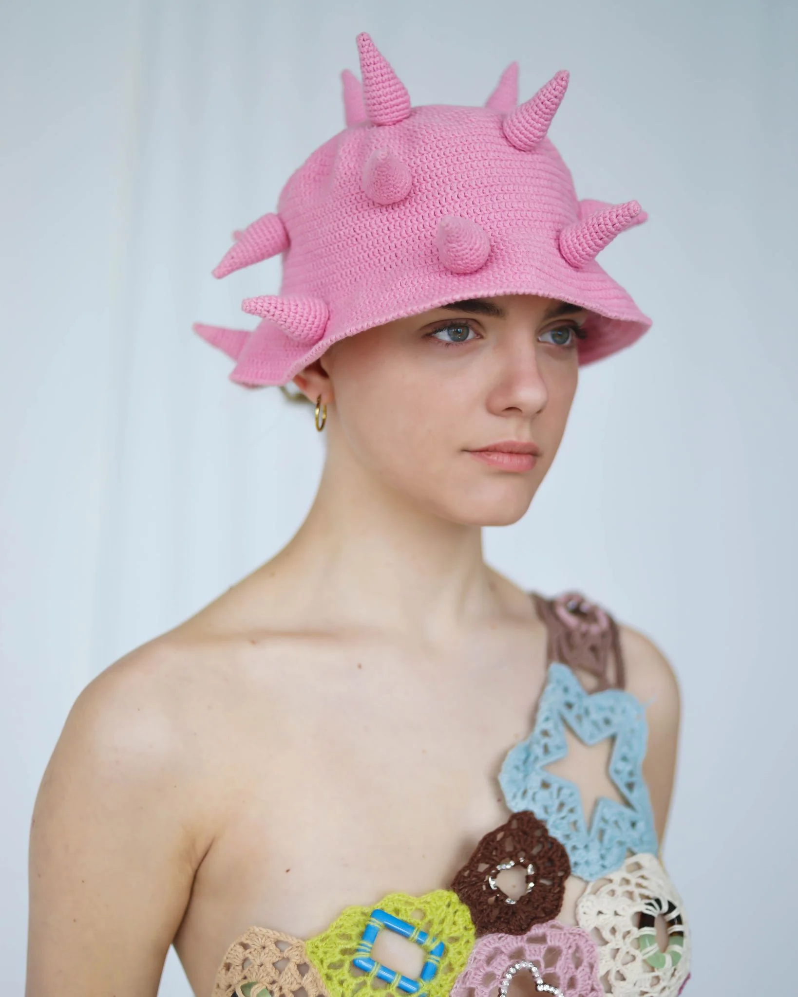 Spike Crochet Hat - Image 5