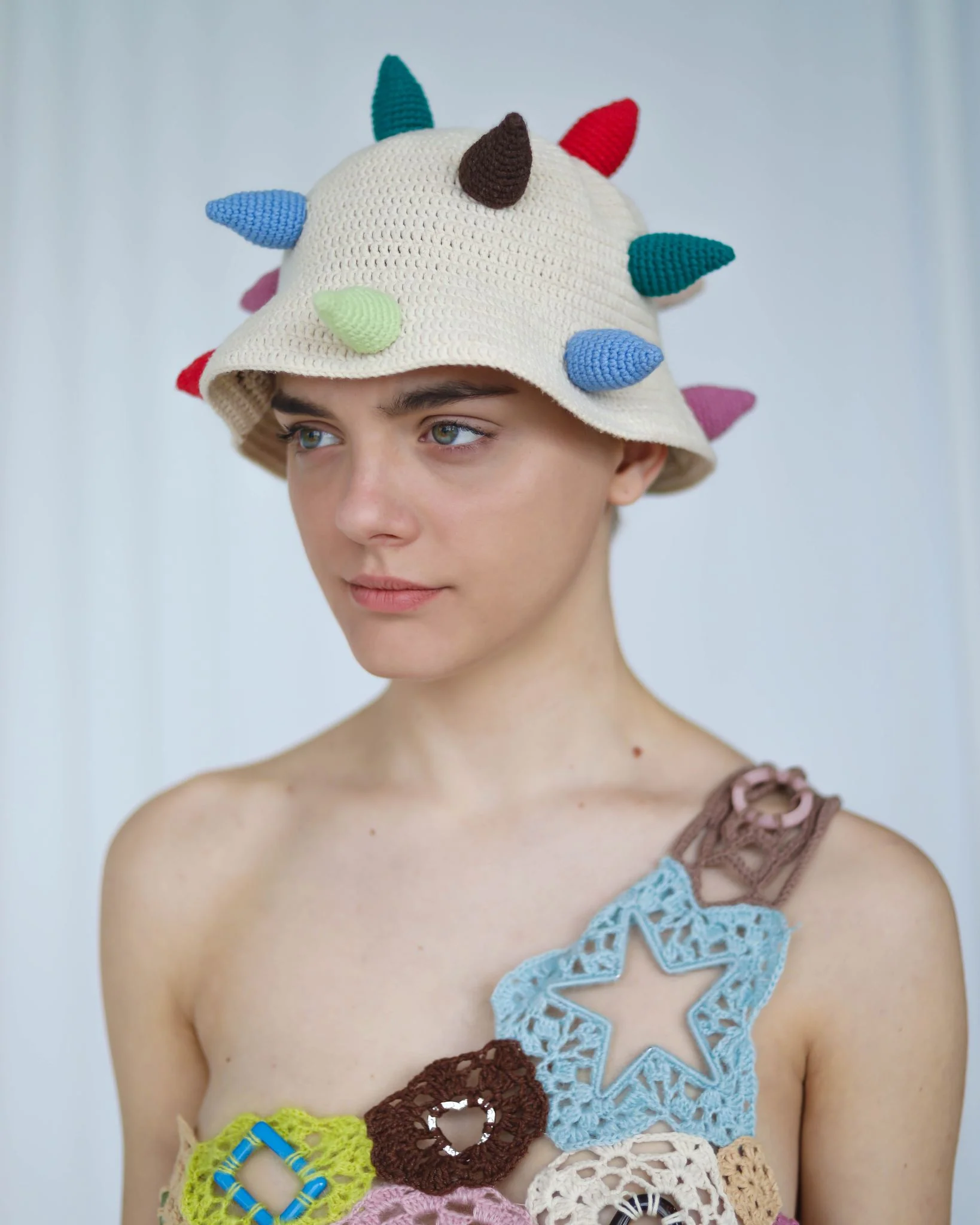 Spike Crochet Hat - Image 8