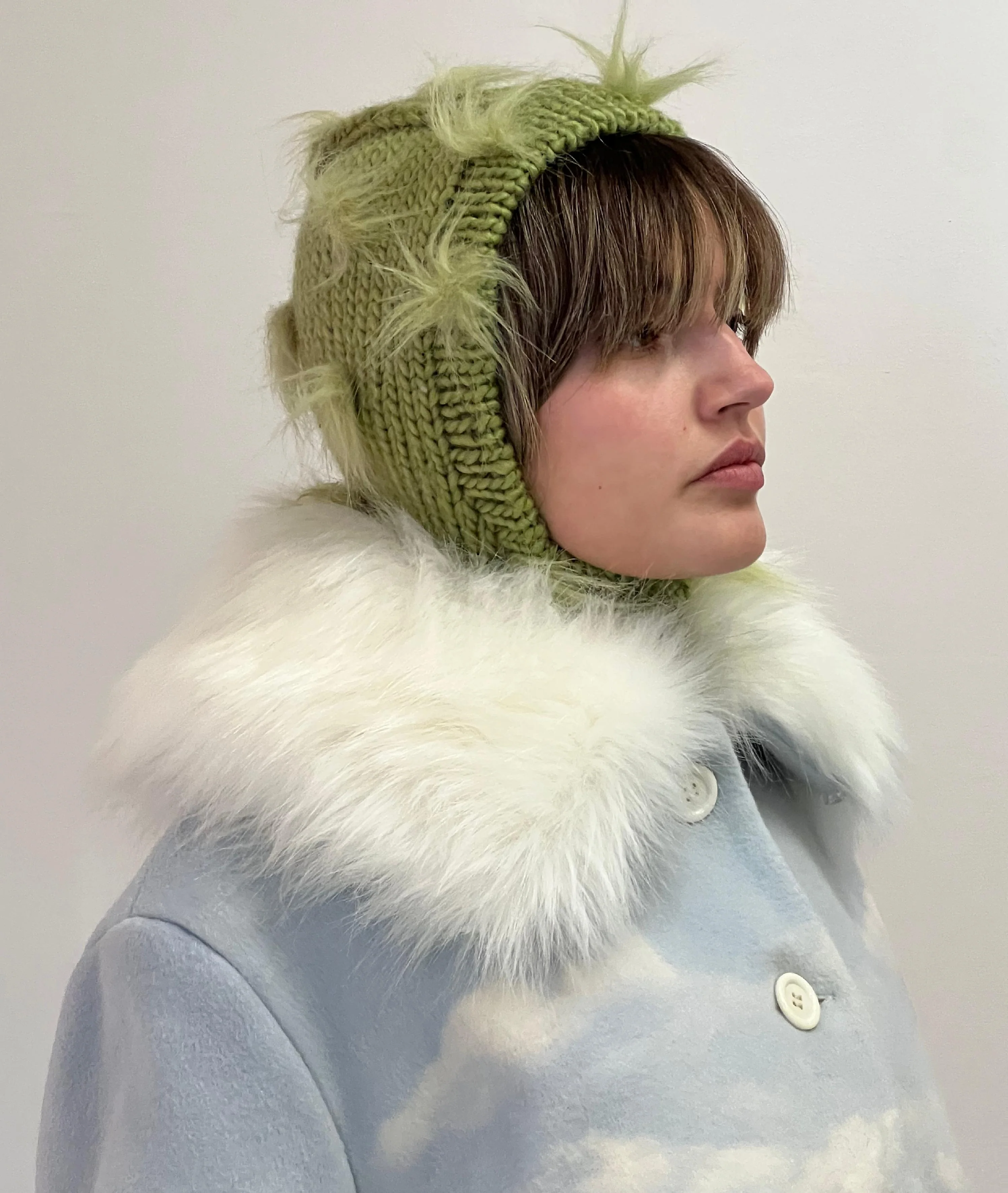 Spike Hand Knitted Balaclava - Image 5