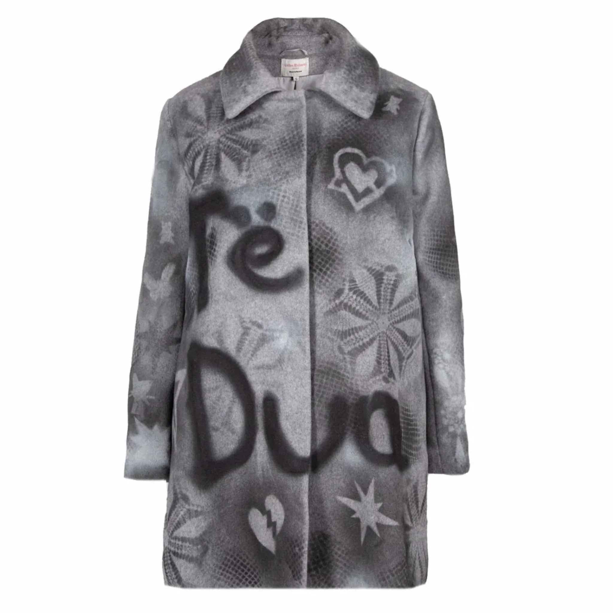 Të Dua Black Paint Coat